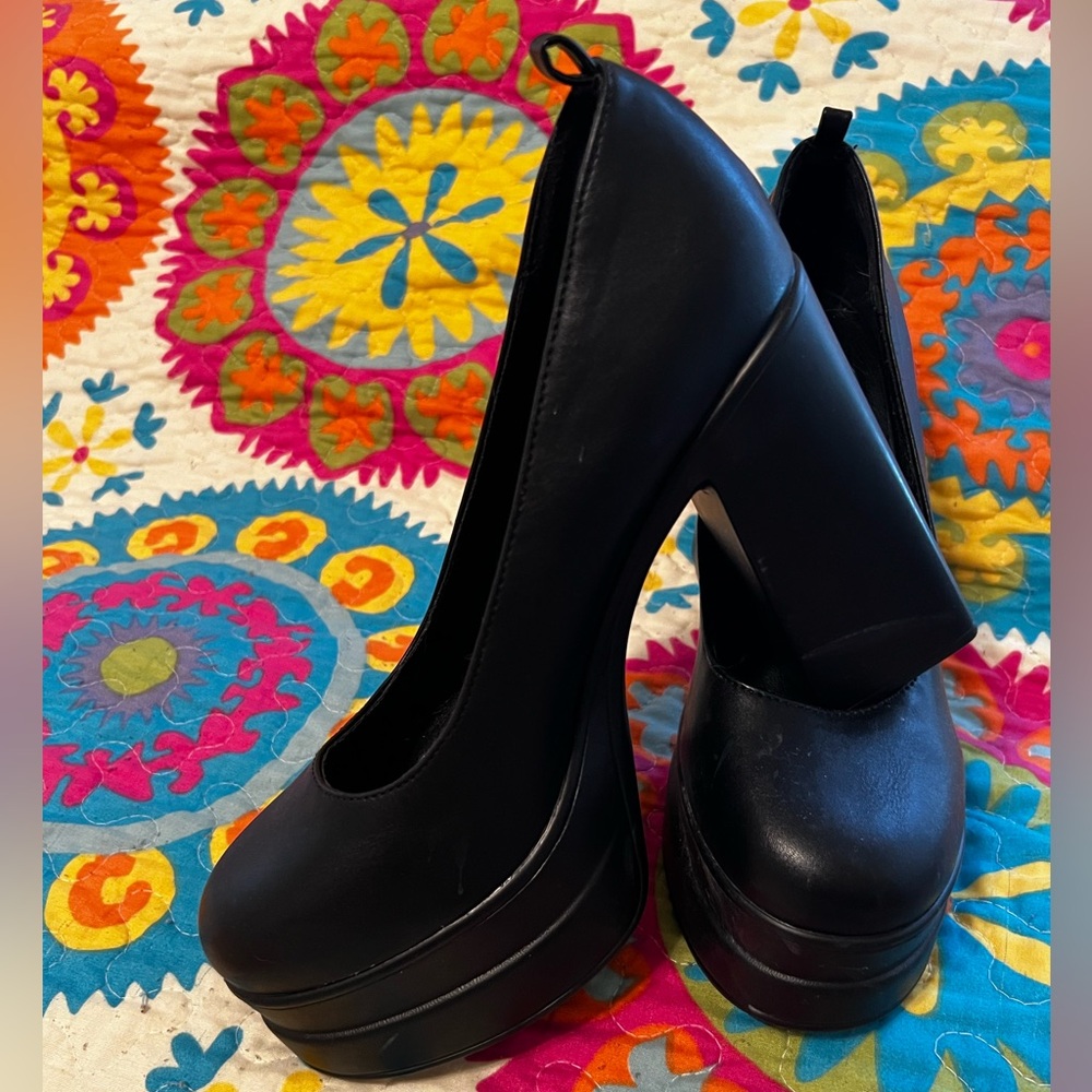 Platform babydoll shoes